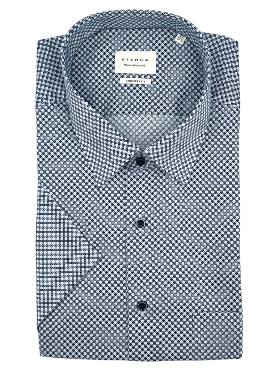 Eterna Comfort fit Kortærmet skjorte